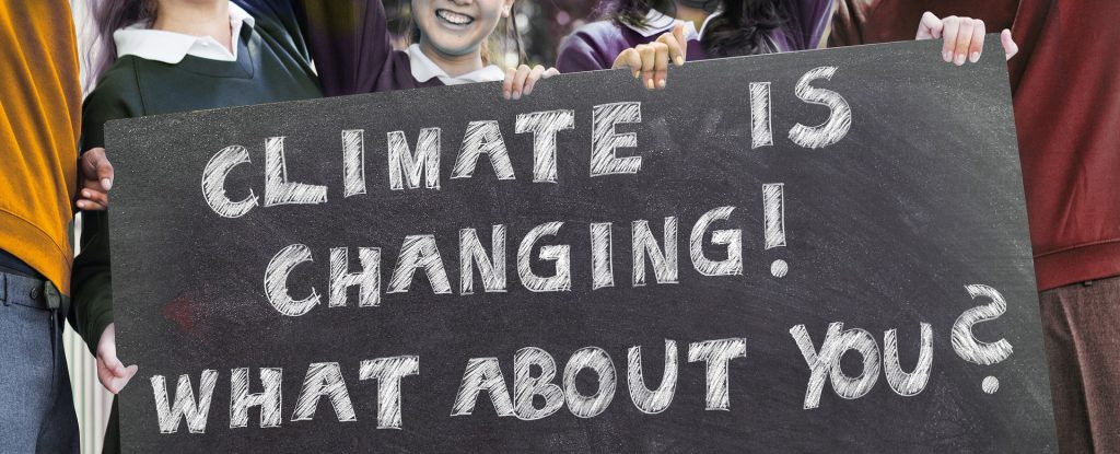 During the past decade, the children have mostly demonstrated against climate change