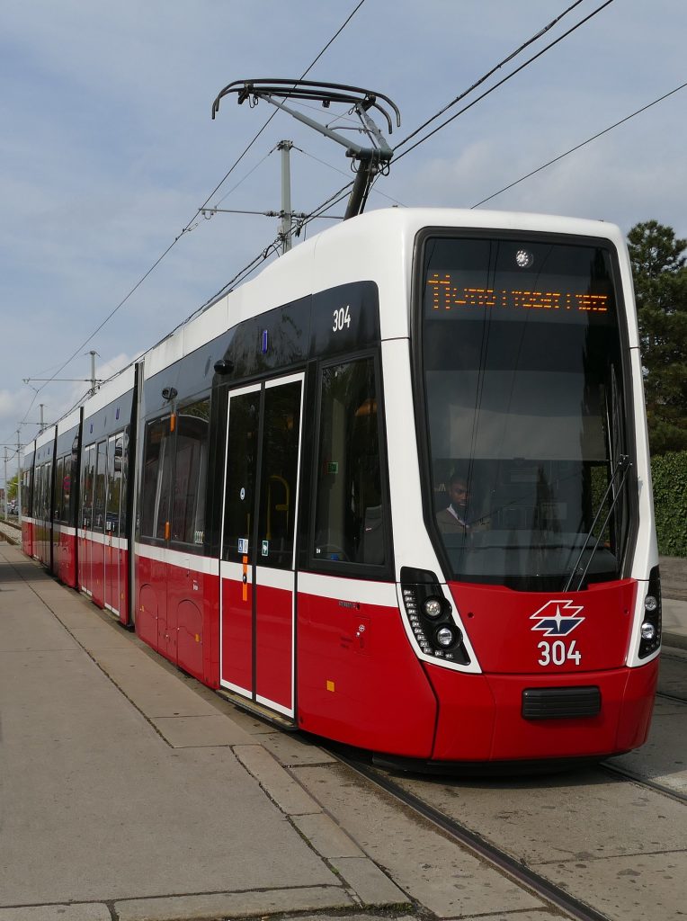 Although the tram is low floor tram, the problems will be met on the pavement.