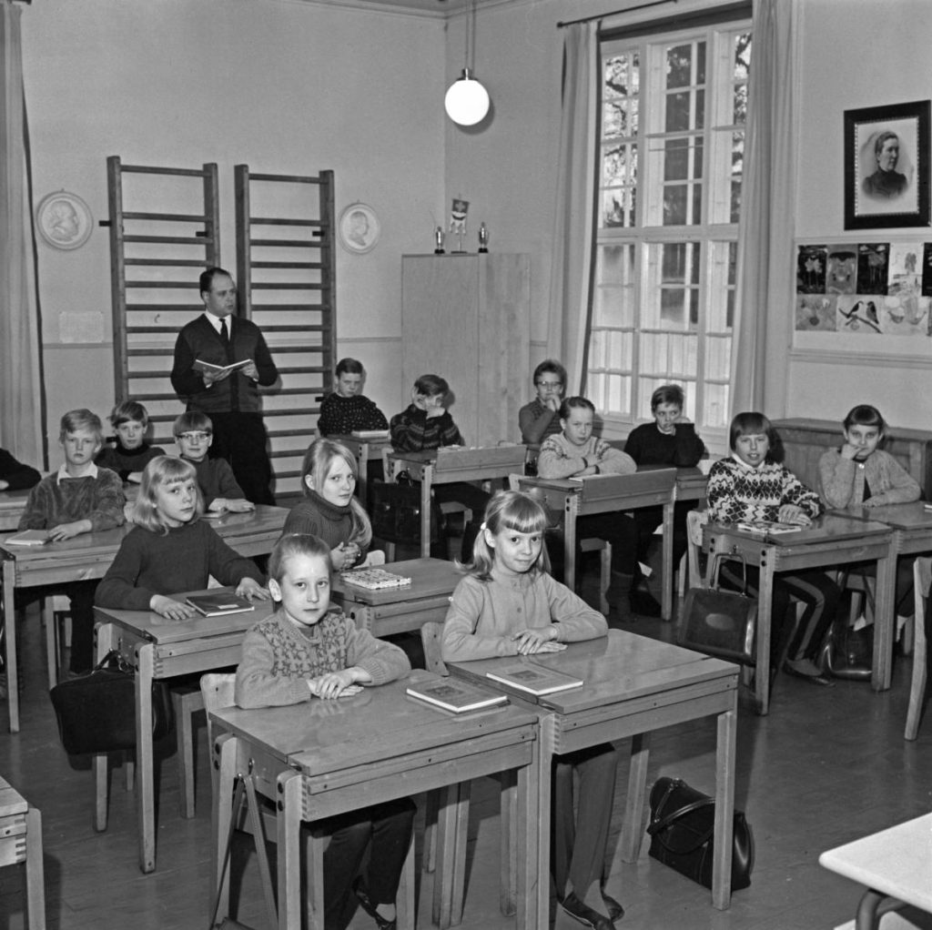 Koululuokka 1967